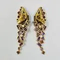 Stephen Webster 18K Rose Gold Earrings with Colored Gemstones