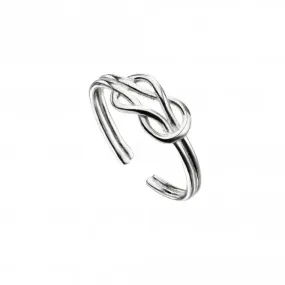 Sterling Silver Love Knot Toe Ring R3741