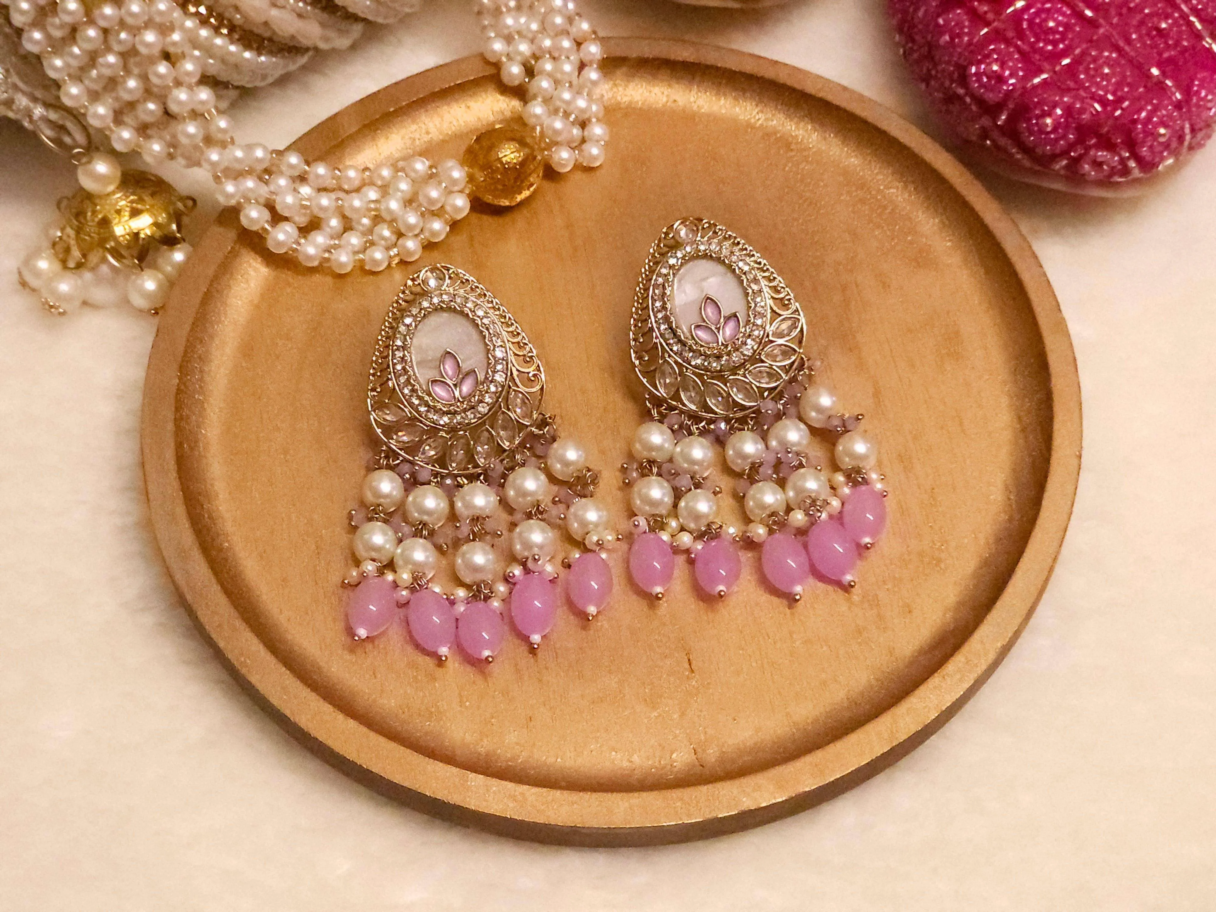 Tamanna Bridal Pearl Earrings | Pearl Drop Earrings