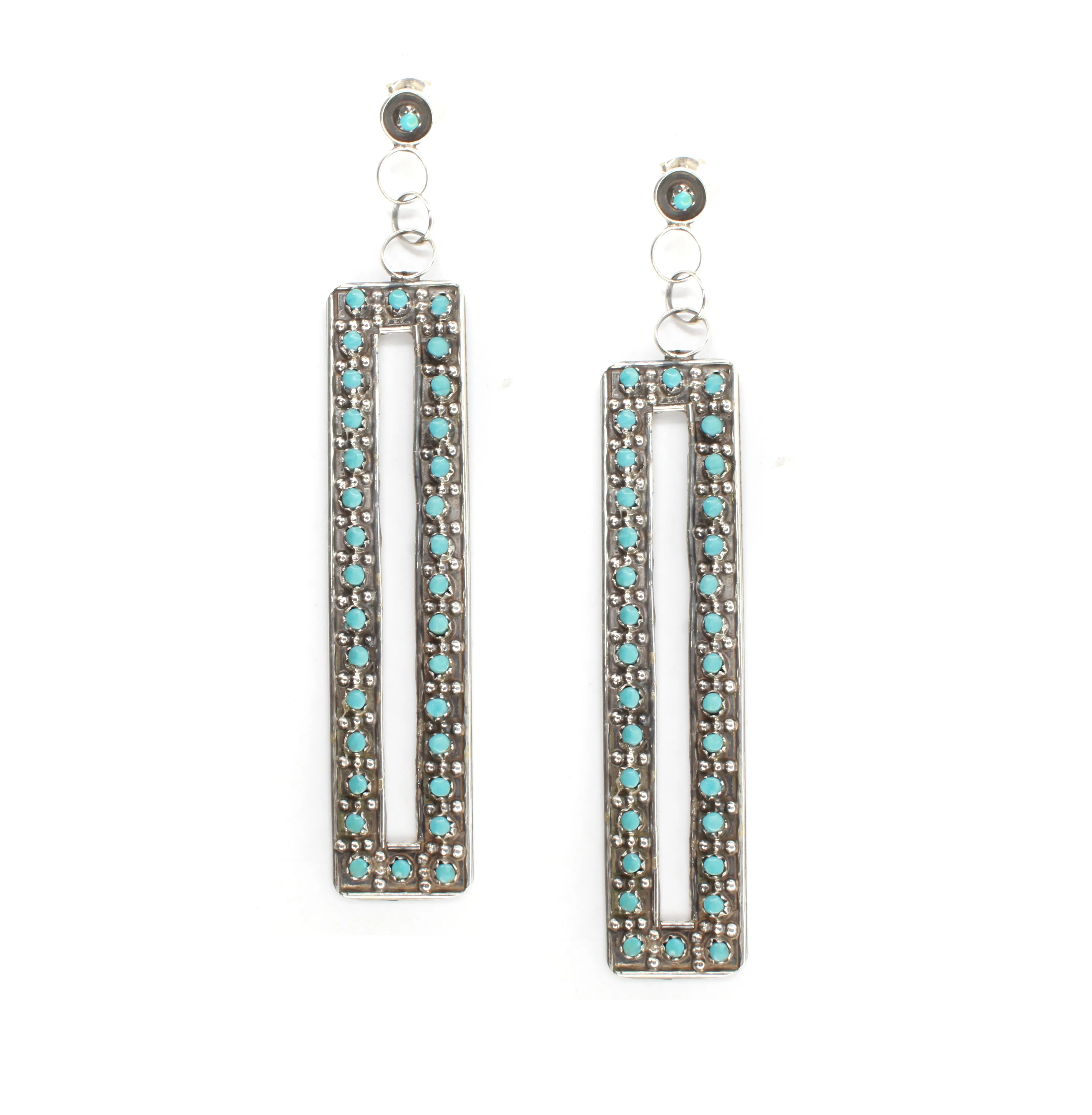 The Zuni Rectangle Earrings