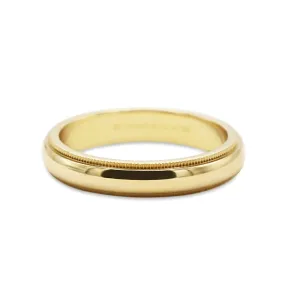 Tiffany & Co. 4mm Milgrain Band Ring