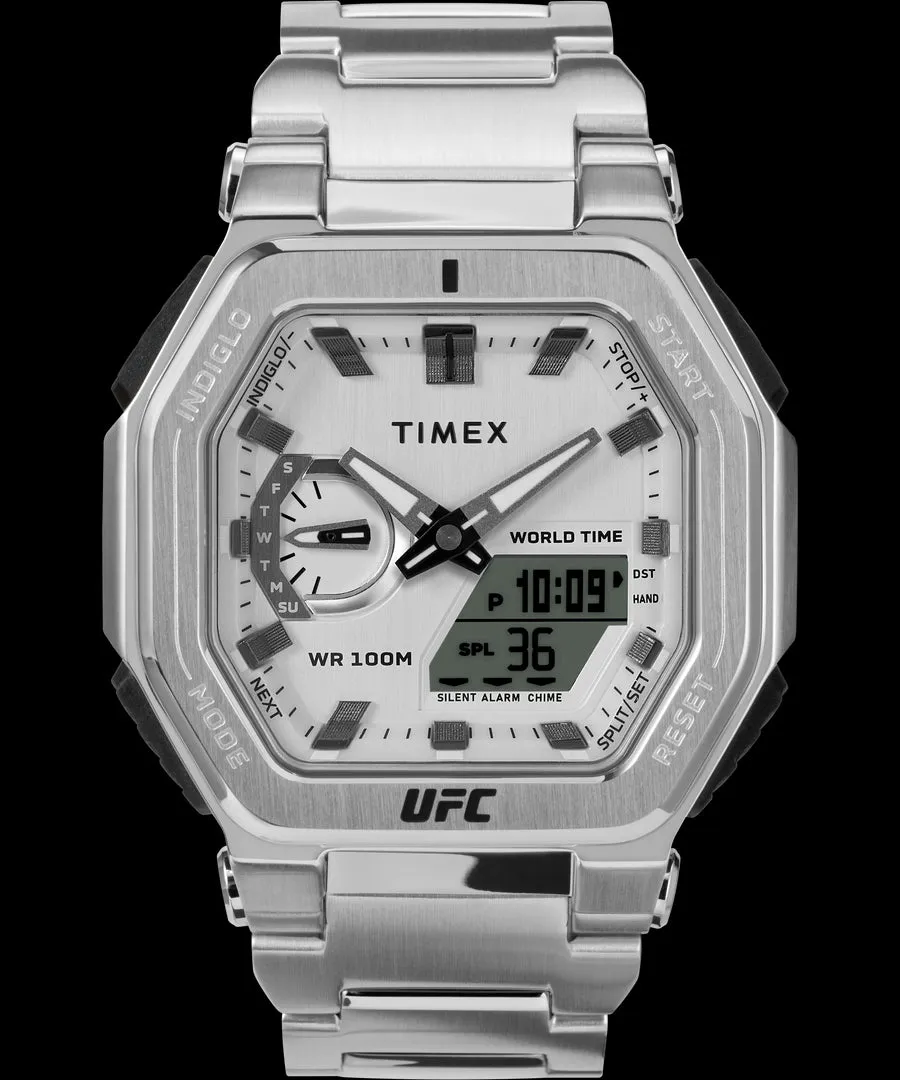 Timex Men's UFC Strength 45mm Quartz Watch TW2V84700JR