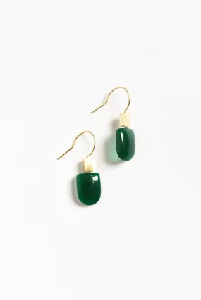 Toria Green Stone Earrings