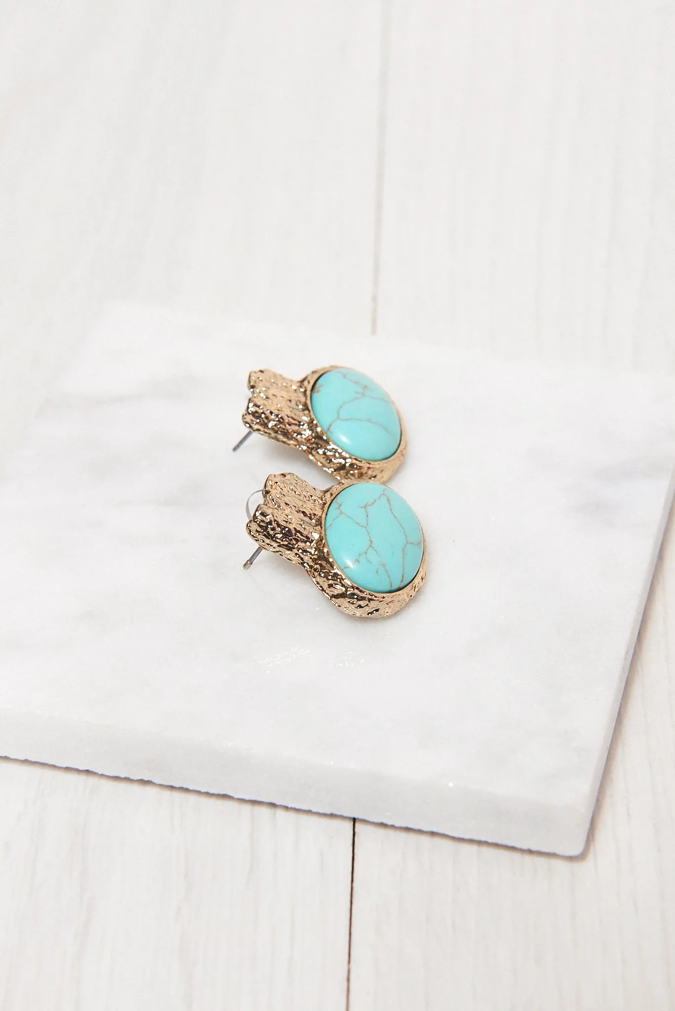 Turquoise Baroque Earrings