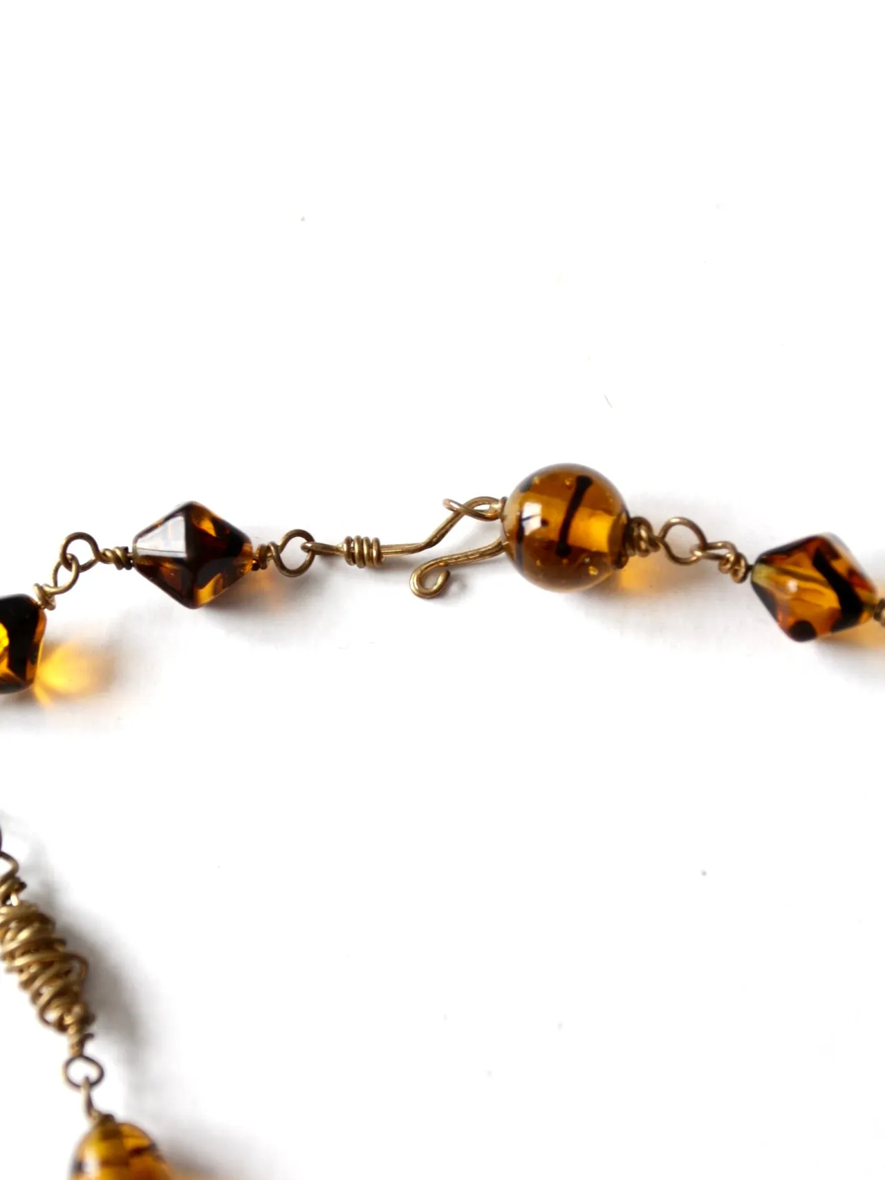 vintage amber necklace