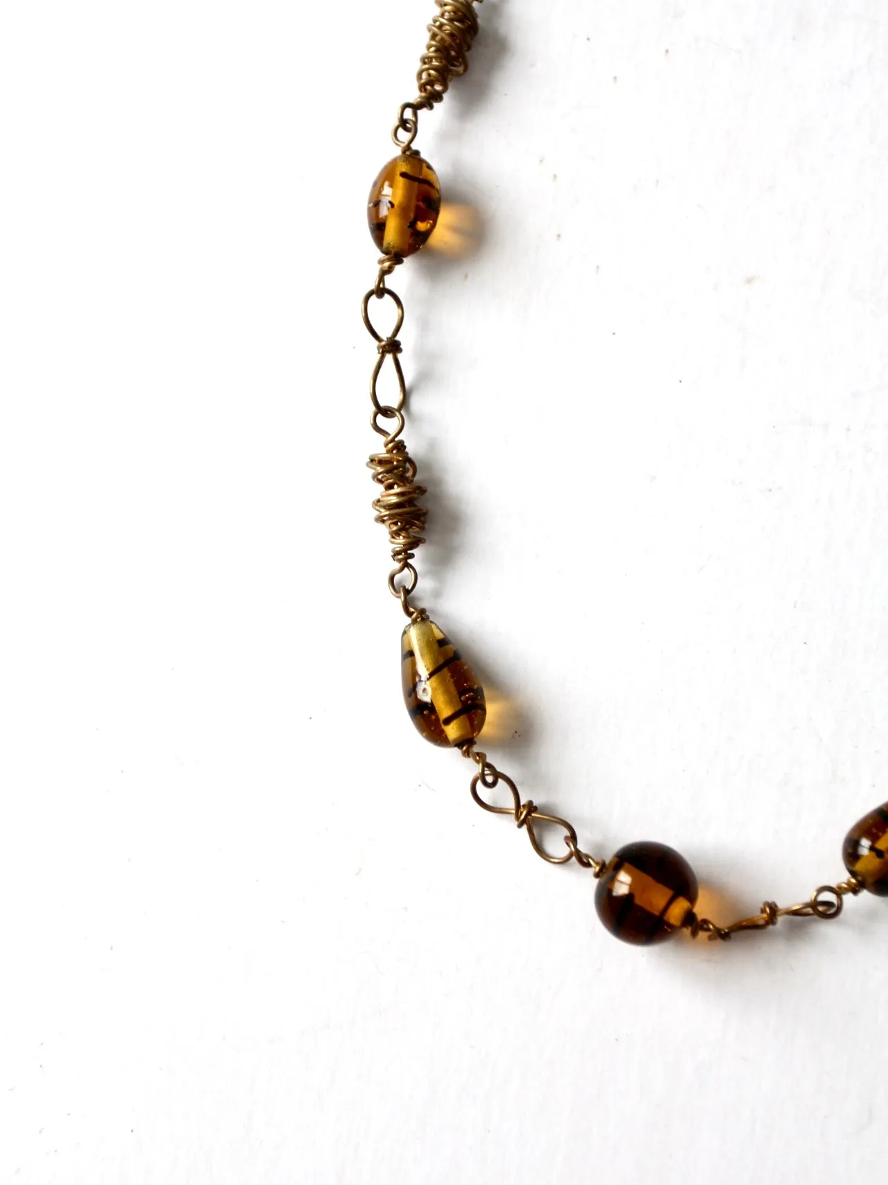 vintage amber necklace