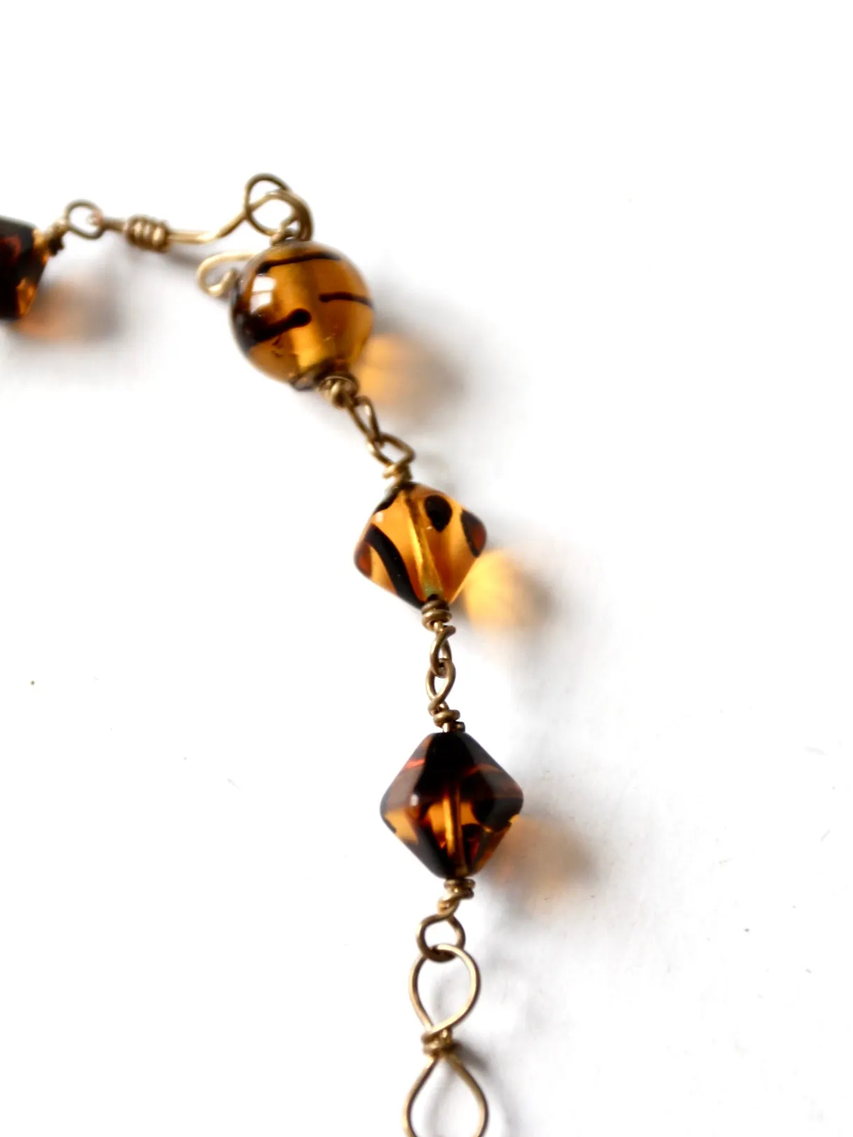 vintage amber necklace