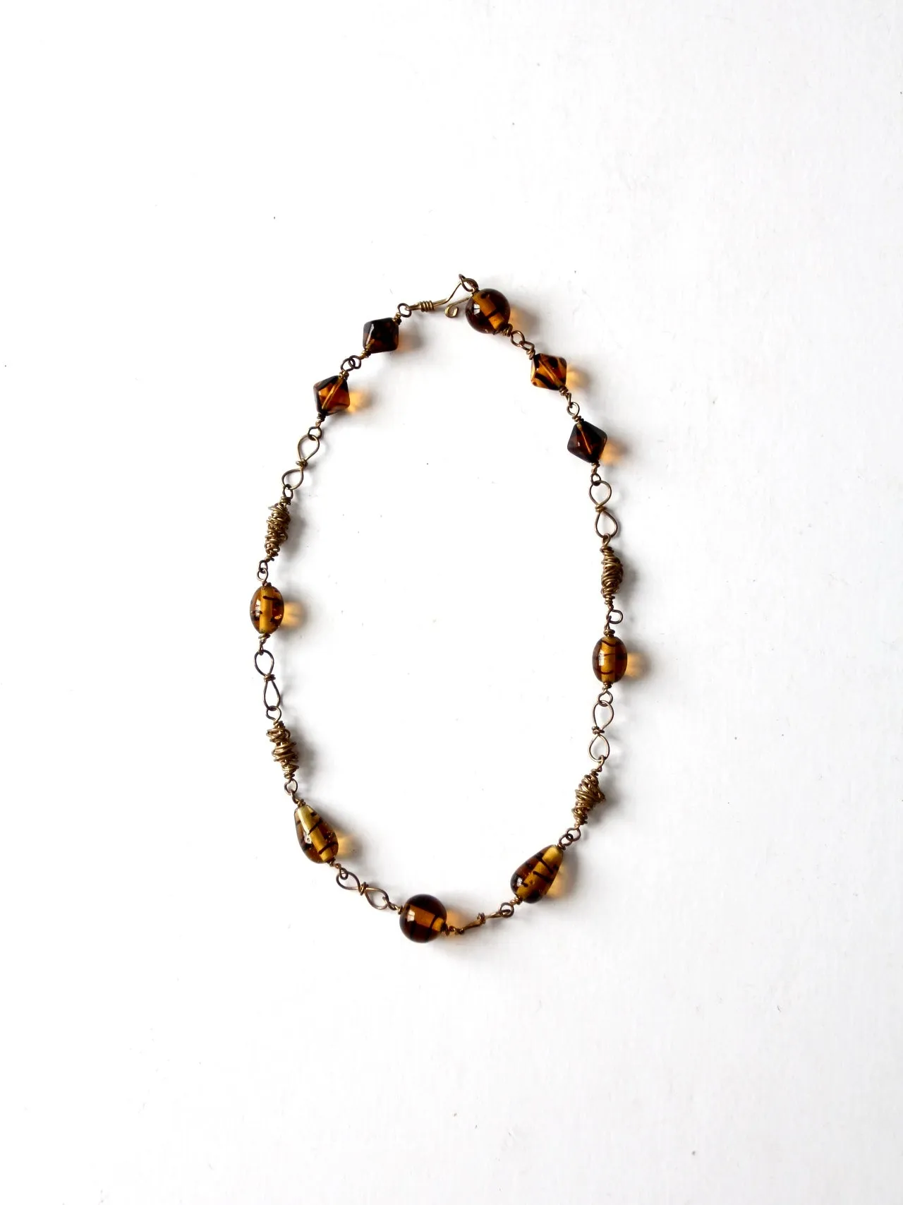 vintage amber necklace