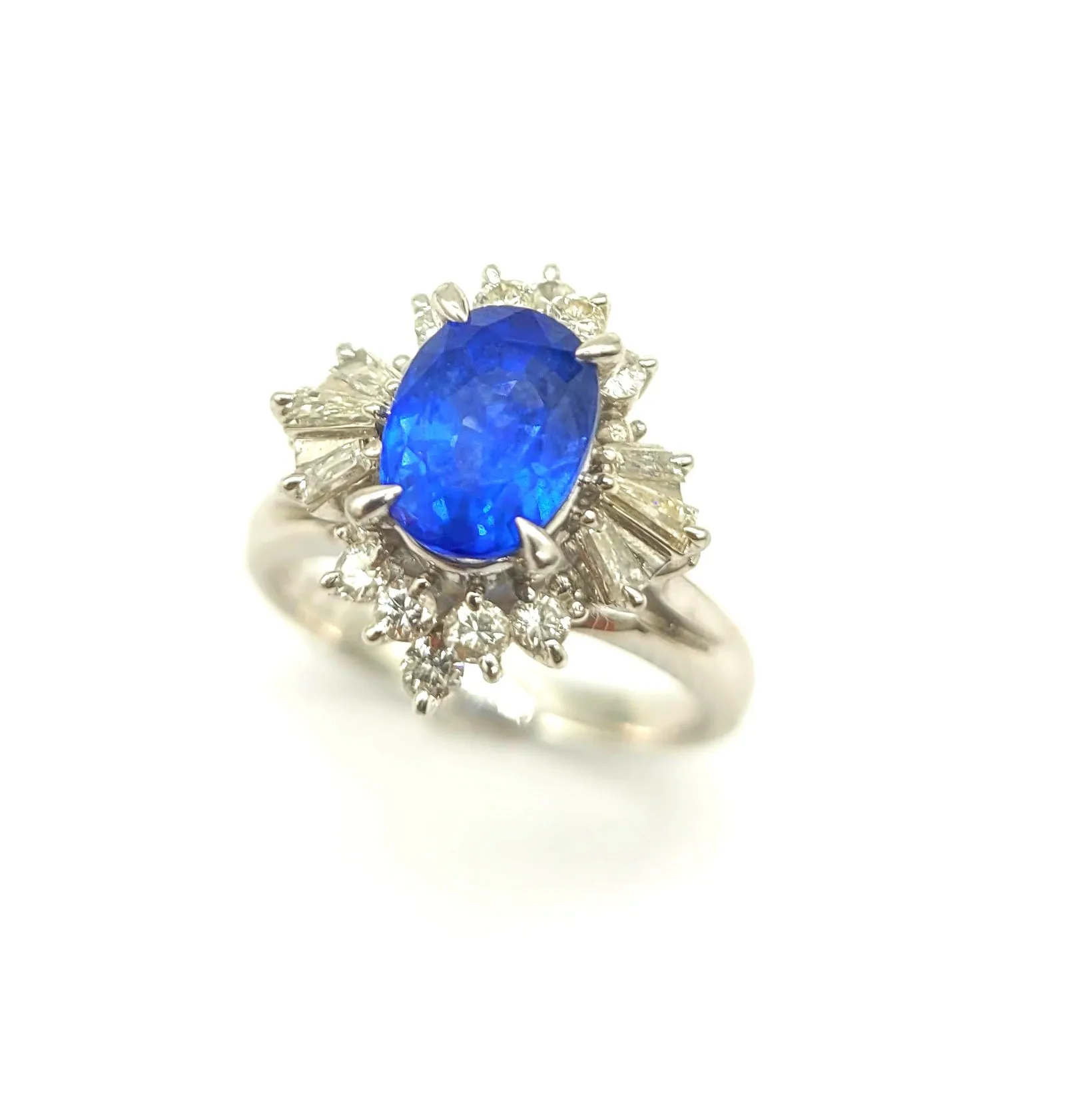 Vintage Sapphire and Diamond Ring