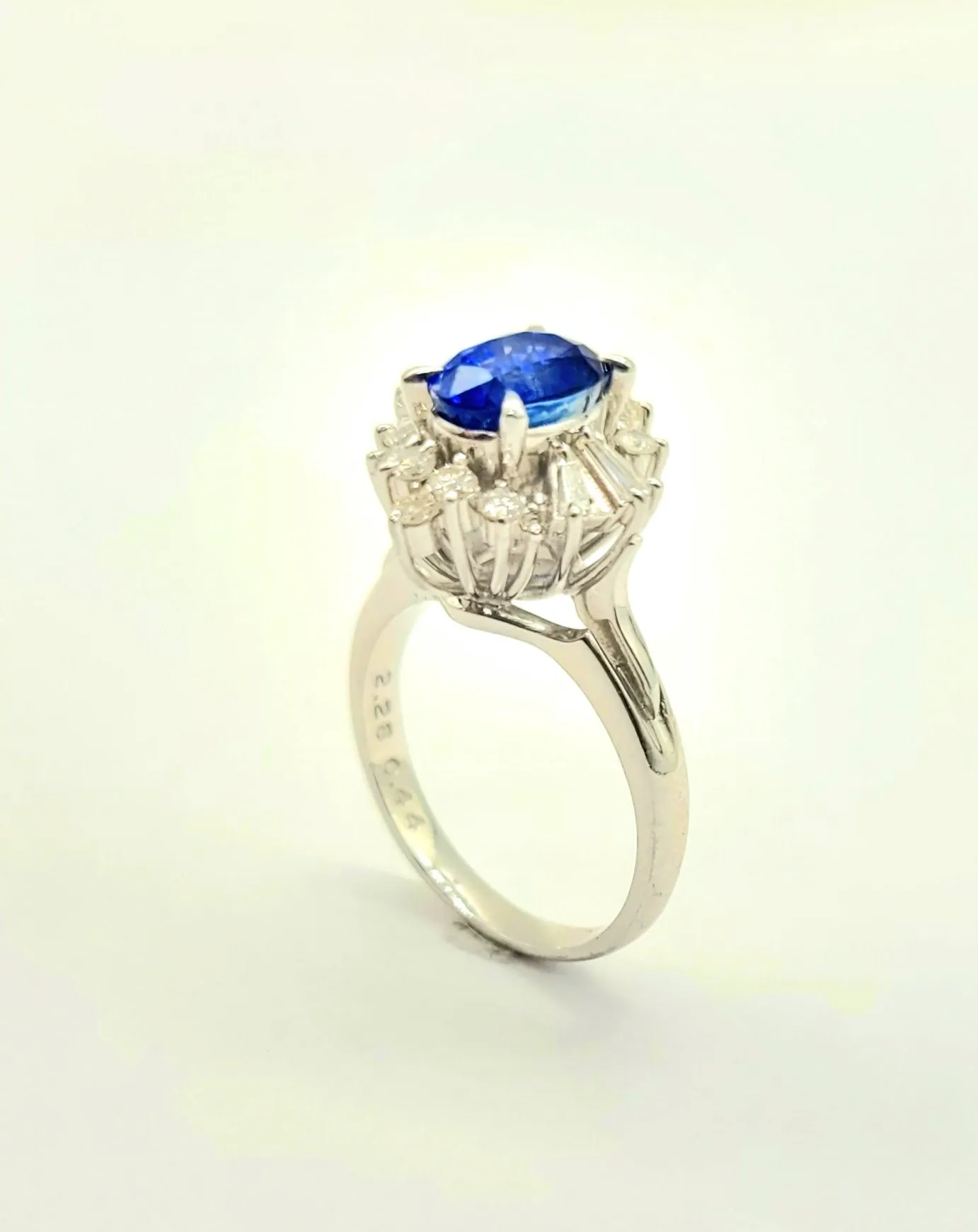 Vintage Sapphire and Diamond Ring