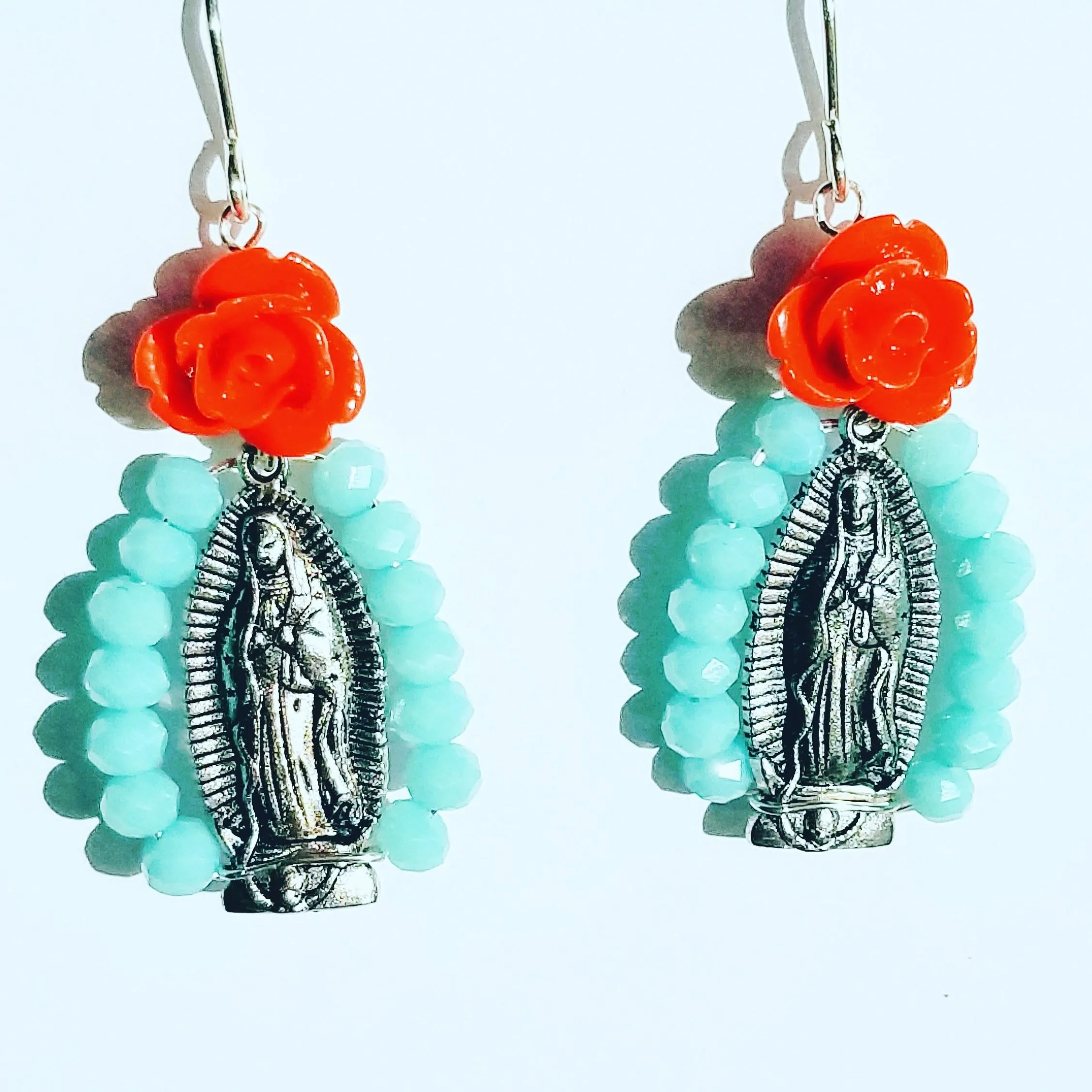 Virgen Altar Crystal Earrings