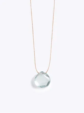 Wanderlust Life Fine Cord Necklace - Aquamarine