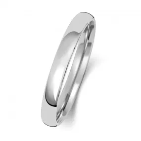 Wedding Band 18K Slight Court 2.5mm-2.0 Wedding  Ring WQ112WEH/I