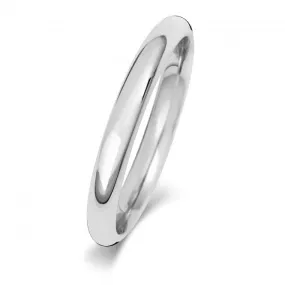 Wedding Band 9K Trad Court 2.5mm-1.4 Wedding  Ring W162WM