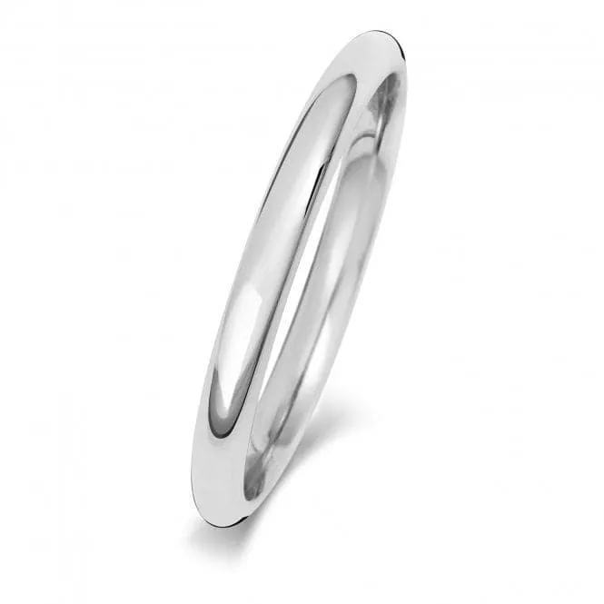 Wedding Band Platinum Trad Court 2mm Wedding  Ring WP161H