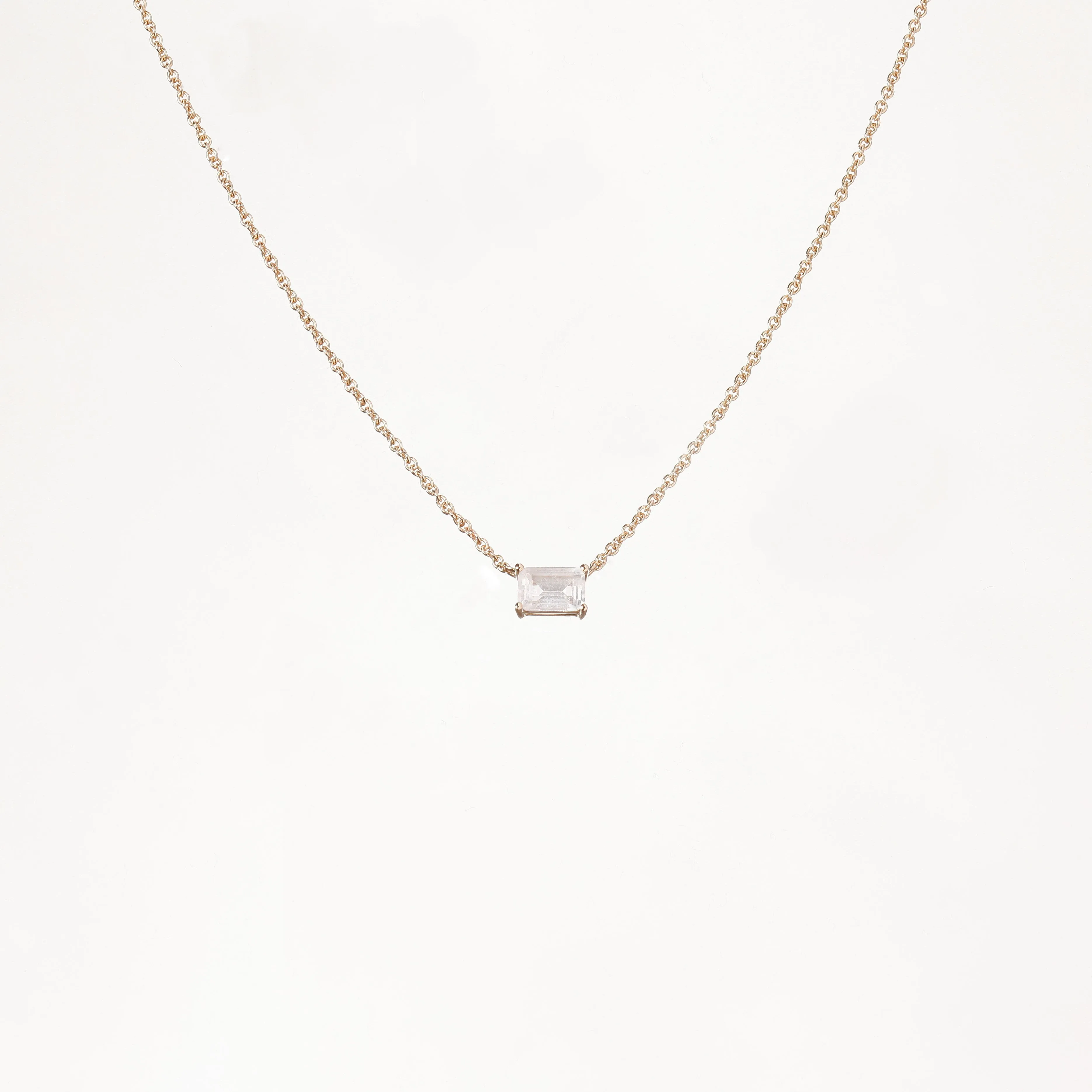 White Topaz Necklace