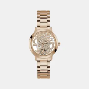 Women Rose Gold Analog Stainless Steel Watch GW0300L3