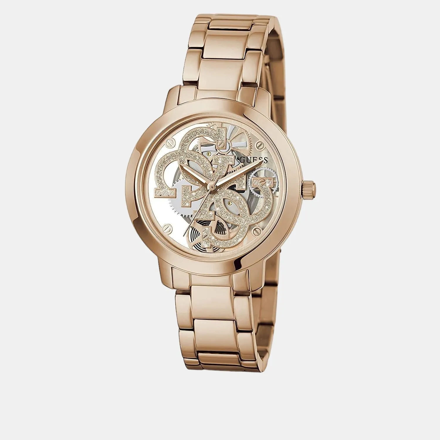 Women Rose Gold Analog Stainless Steel Watch GW0300L3