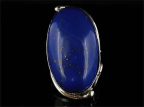 Wonderful Large Lapis Lazuli Silver Ring