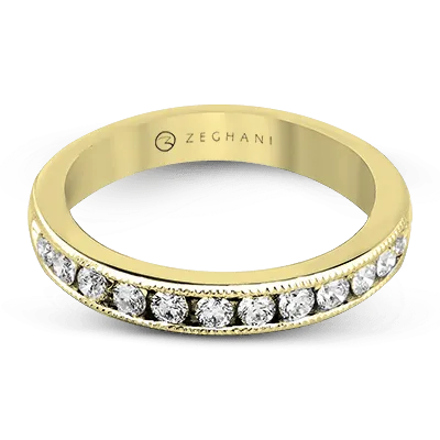 ZR45 Anniversary Ring in 14k Gold with Diamonds